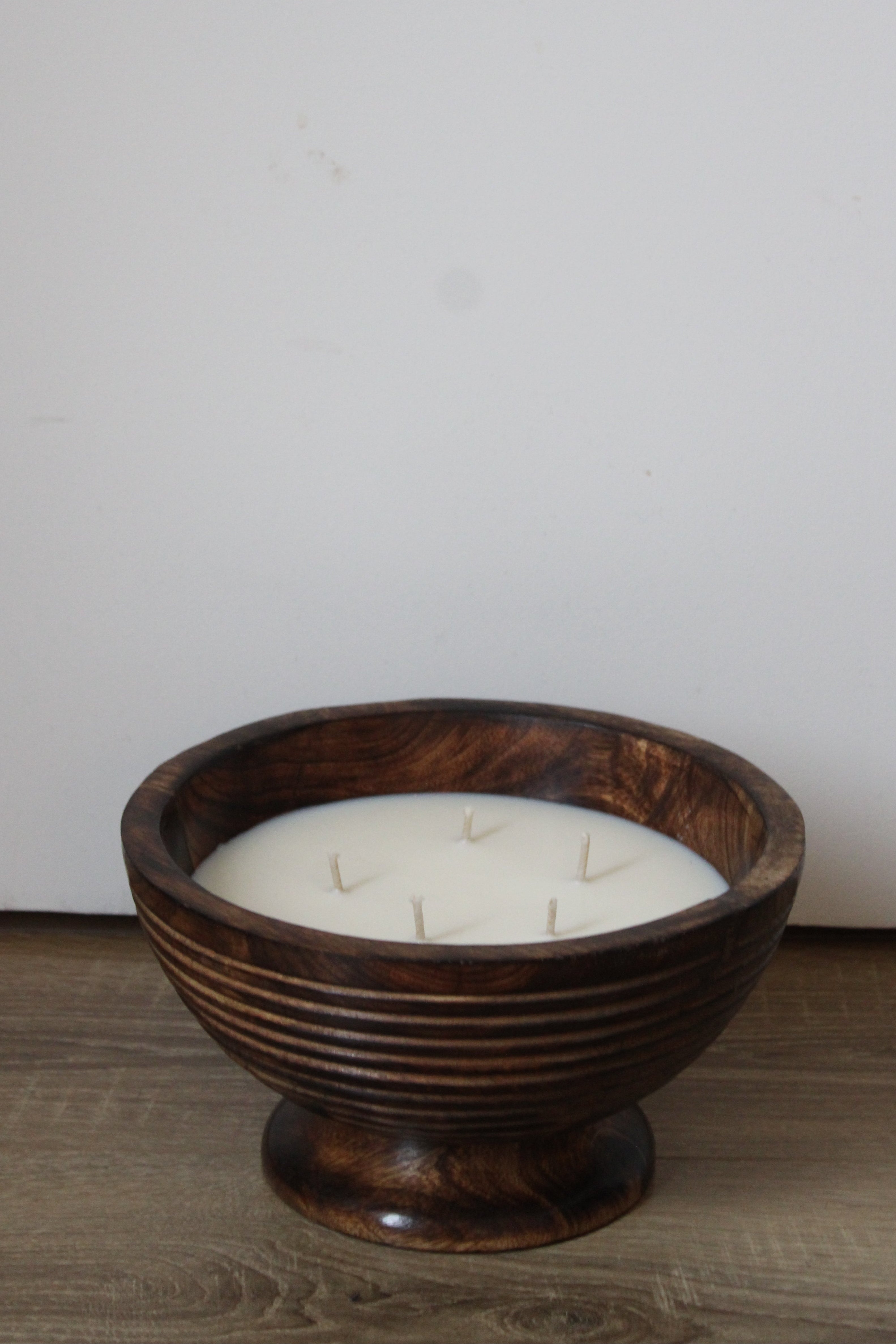 Bougie parfumée en forme de calebasse